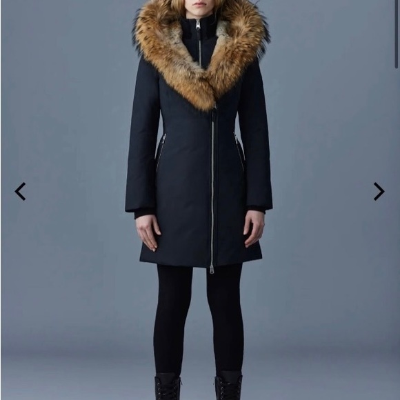 Mackage TRISH down coat with natural fur size S - Picture 4 of 4